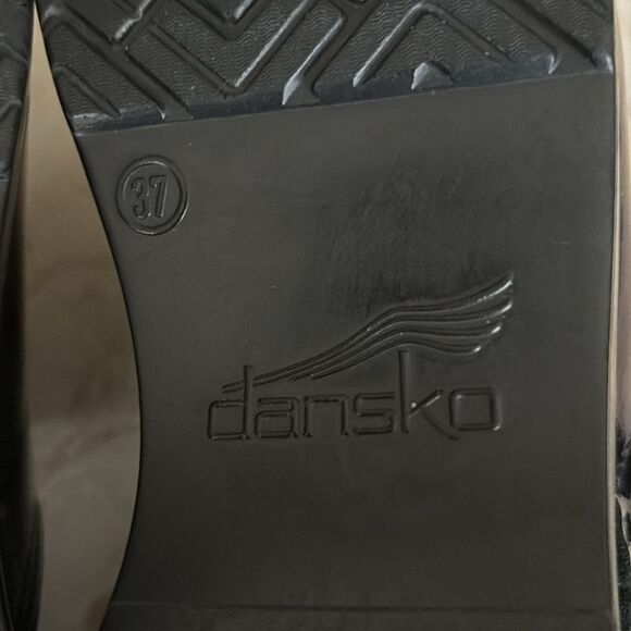 Dansko Limited Edition Purple Iridescent Leather Clogs - Picture 14 of 14